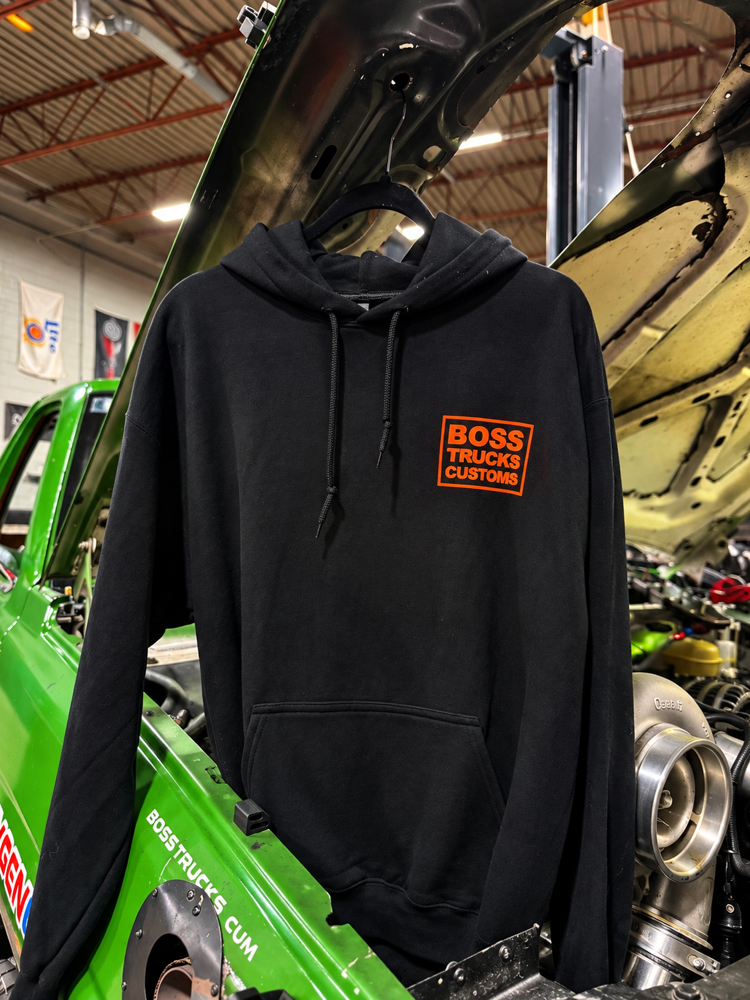 BTC SHOP HOODIE ORANGE